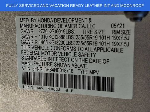 Used 2022 Honda Odyssey Touring image 27