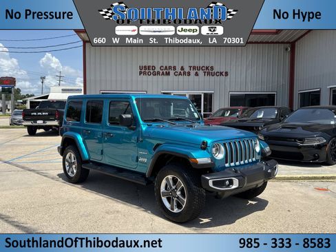 Used 2020 Jeep Wrangler Unlimited Sahara AWD/4WD image 1