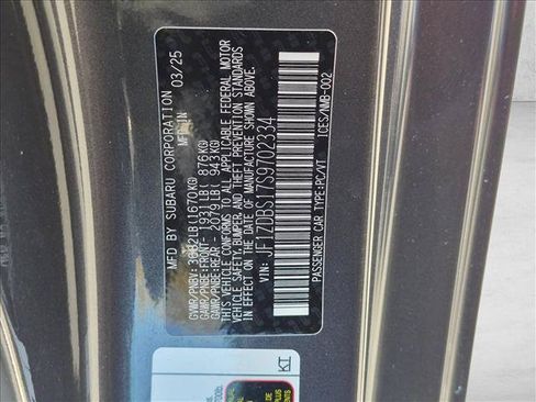 Certified 2025 Subaru BRZ tS w/ Popular Package 2 RWD image 24