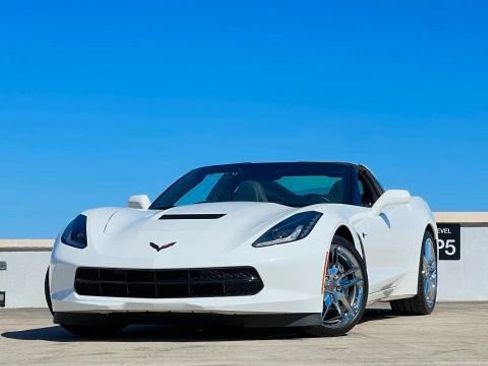 Used 2019 Chevrolet Corvette Stingray Coupe w/ Carbon Flash Badge Package image 1