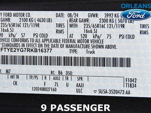 New 2024 Ford Transit 150 Low Roof AWD image 14