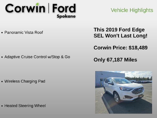 Used 2019 Ford Edge SEL w/ Equipment Group 201A AWD/4WD image 12