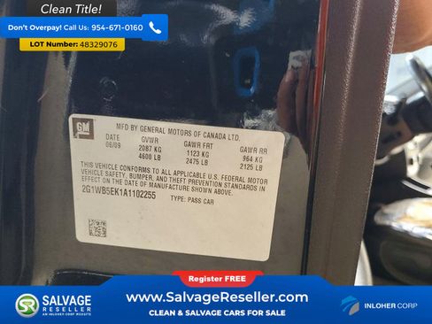 Used 2010 Chevrolet Impala LT w/ Luxury Edition Package FWD image 16