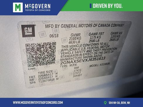 Used 2018 Chevrolet Equinox LT AWD/4WD image 27