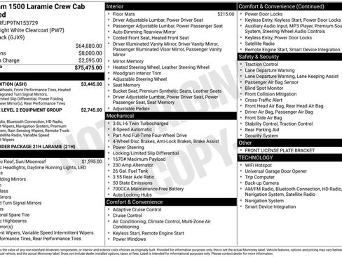 New 2026 RAM 1500 Laramie AWD/4WD image 33