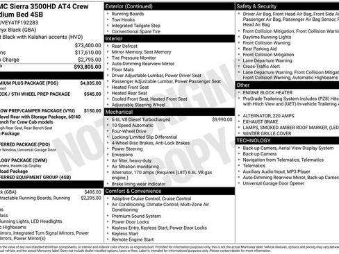 New 2026 GMC Sierra 3500 AT4 w/ AT4 Premium Plus Package image 34