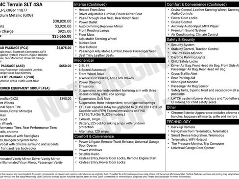 Used 2016 GMC Terrain SLT w/ Open Road Package image 4