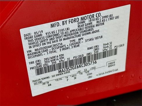 Used 2019 Ford EcoSport SE image 31