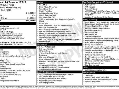 Used 2024 Chevrolet Traverse LT image 43