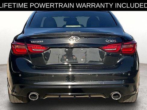 Used 2023 INFINITI Q50 Red Sport 400 w/ Carbon Fiber Package RWD image 5