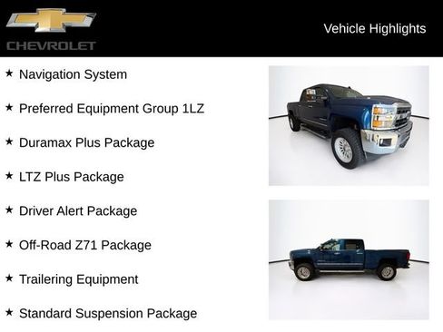 Used 2018 Chevrolet Silverado 2500 LTZ w/ Duramax Plus Package AWD/4WD image 5