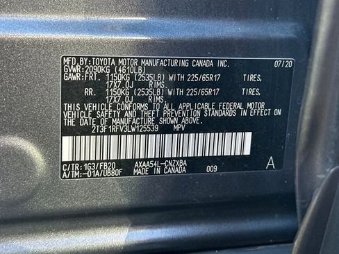 Used 2020 Toyota RAV4 LE w/ All Weather Liner Package image 30