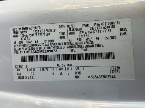 Used 2021 Ford F250 XL w/ Power Equipment Group RWD image 29