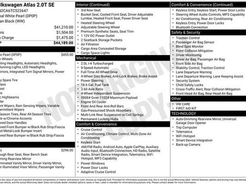 Used 2026 Volkswagen Atlas SE AWD/4WD image 33