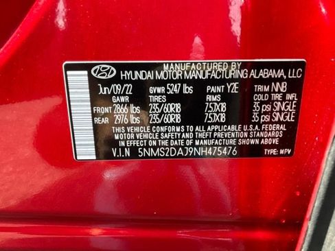 Used 2022 Hyundai Santa Fe SEL AWD/4WD image 32