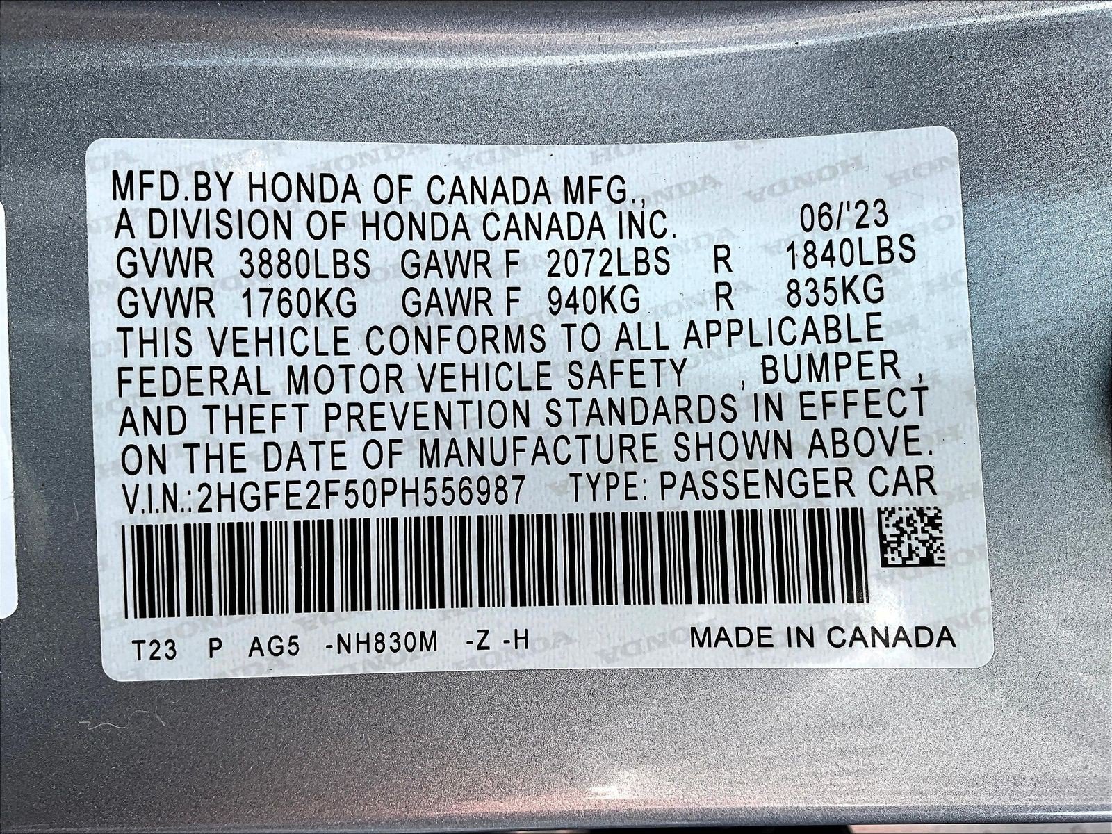 Used 2023 Honda Civic Sport image 18