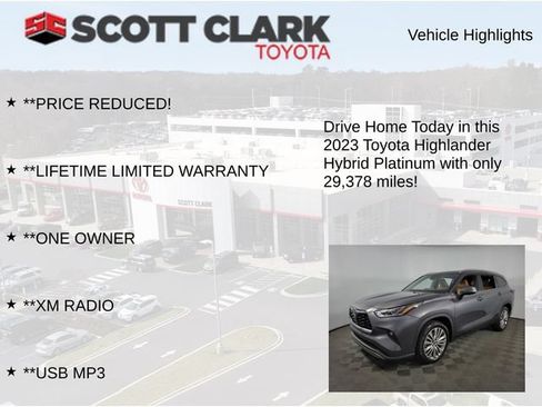 Used 2023 Toyota Highlander Platinum FWD image 12