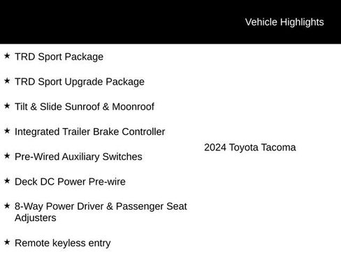 Used 2024 Toyota Tacoma TRD Sport image 12