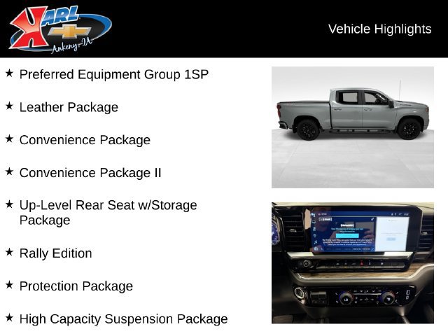 Certified 2025 Chevrolet Silverado 1500 RST w/ Rally Edition AWD/4WD image 2