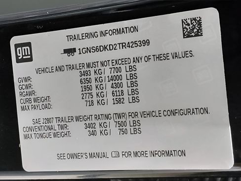 Used 2026 Chevrolet Suburban Z71 w/ Comfort Package AWD/4WD image 13