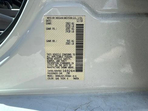 Used 2019 Nissan Altima 2.5 SV FWD image 14