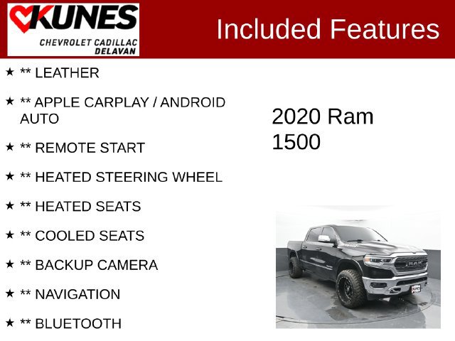 Used 2020 RAM 1500 Limited w/ Bed Utility Group AWD/4WD image 3