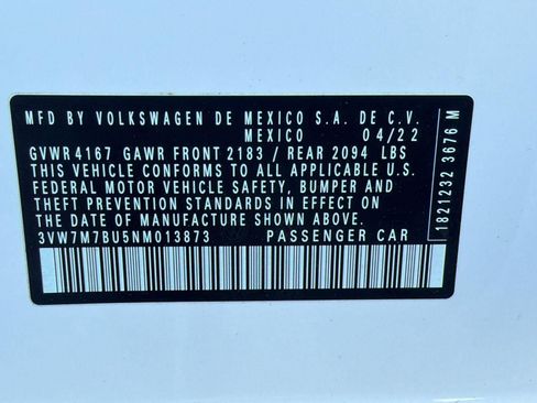 Certified 2022 Volkswagen Jetta SE FWD image 15