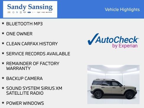Used 2024 Ford Bronco Sport Big Bend w/ Convenience Package AWD/4WD image 7