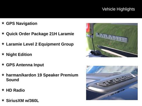 Used 2025 RAM 1500 Laramie w/ Night Edition AWD/4WD image 4