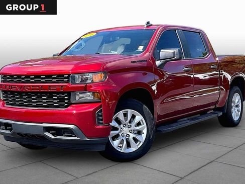 Used 2021 Chevrolet Silverado 1500 Custom w/ LPO, Dark Essentials Package RWD image 1