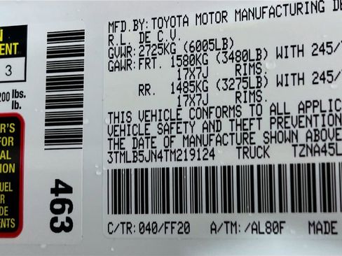 Certified 2026 Toyota Tacoma SR5 image 28