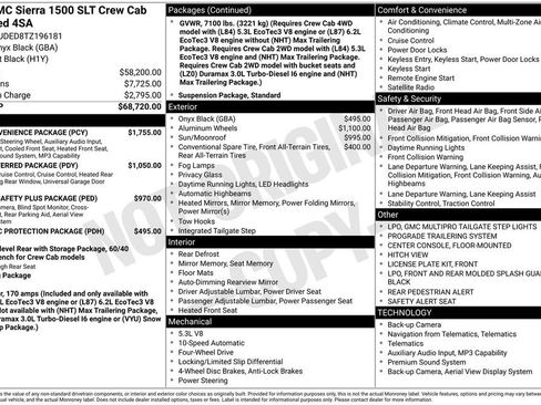 Used 2026 GMC Sierra 1500 SLT w/ SLT Convenience Package AWD/4WD image 5