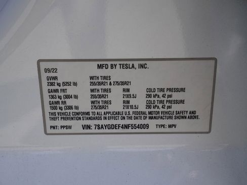 Used 2022 Tesla Model Y Performance AWD/4WD image 6
