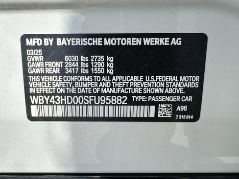 Used 2025 BMW i4 xDrive40i w/ M Sport Package AWD/4WD image 33