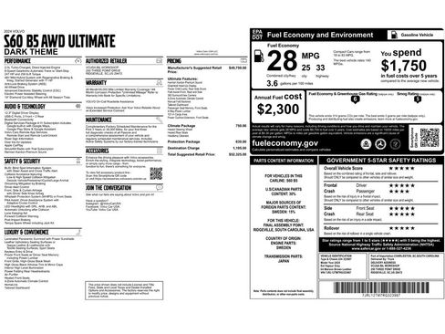 Used 2024 Volvo S60 B5 Ultimate image 42