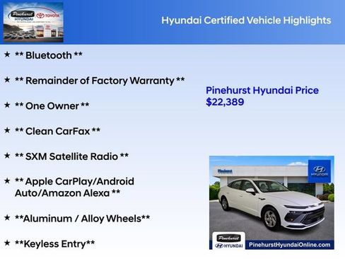 Certified 2025 Hyundai Sonata SE FWD image 19