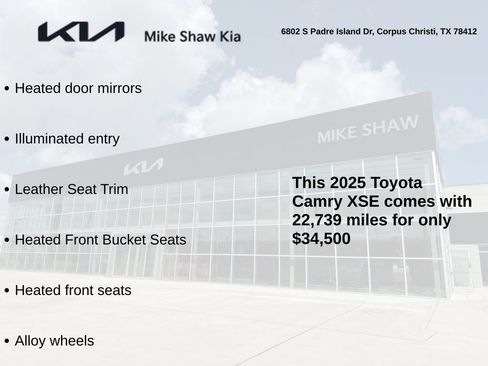 Used 2025 Toyota Camry XSE image 3