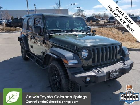 Used 2022 Jeep Wrangler Unlimited Sport image 1