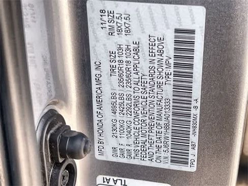 Certified 2018 Honda CR-V EX-L image 22