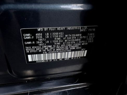 Used 2017 Subaru Outback 3.6R Limited image 62