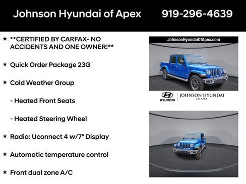 Used 2021 Jeep Gladiator Overland w/ Cold Weather Group AWD/4WD image 6