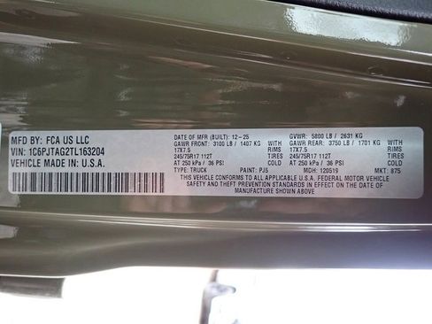 New 2026 Jeep Gladiator Sport image 16