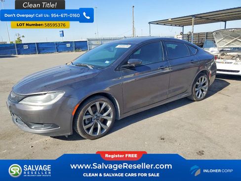 Used 2015 Chrysler 200 S w/ Navigation & Sound Group I FWD image 1