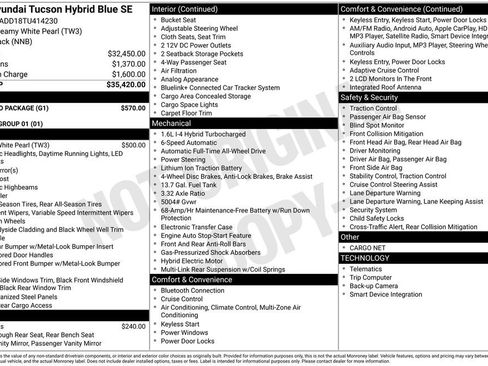 New 2026 Hyundai Tucson Blue SE w/ Tow & Go Package AWD/4WD image 35