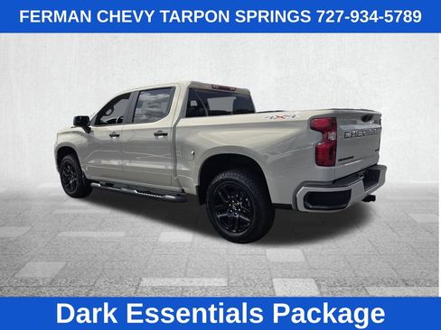 New 2026 Chevrolet Silverado 1500 Custom w/ Turbomax Blackout Package AWD/4WD image 8