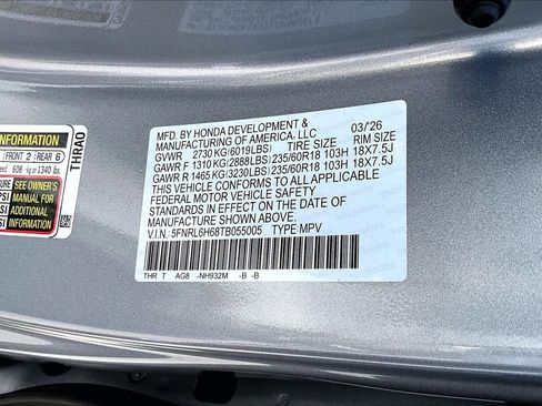 New 2026 Honda Odyssey EX-L image 21