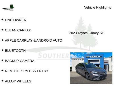 Used 2023 Toyota Camry SE FWD image 8