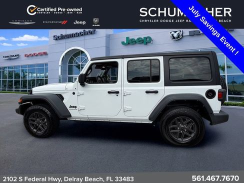 Used 2024 Jeep Wrangler Unlimited Sport AWD/4WD image 4