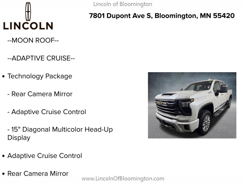Used 2024 Chevrolet Silverado 2500 High Country w/ Technology Package AWD/4WD image 5