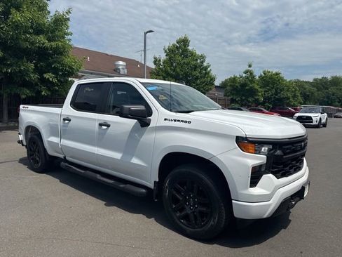 Used 2023 Chevrolet Silverado 1500 Custom w/ LPO, Dark Essentials Package AWD/4WD image 2